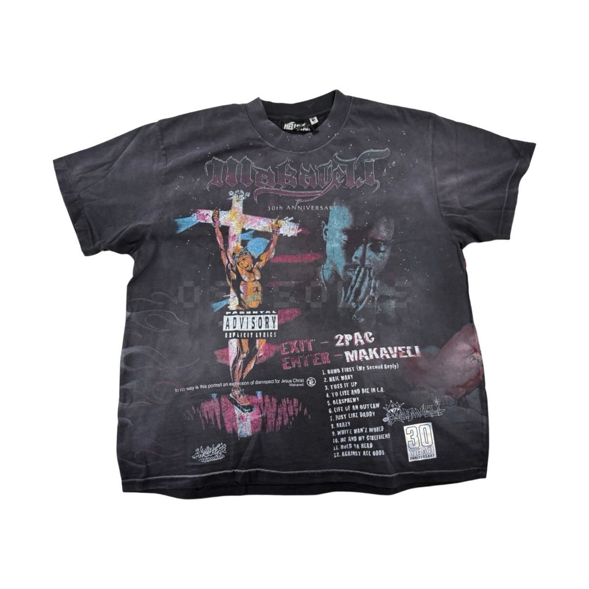 Hellstar 2Pac 30th Anniversary Tee Black