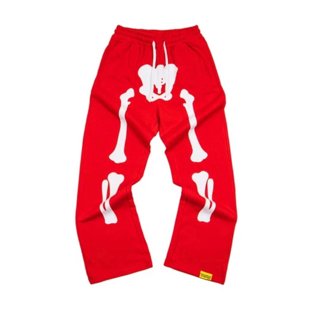 ALOCS Skeleton Sweats Red