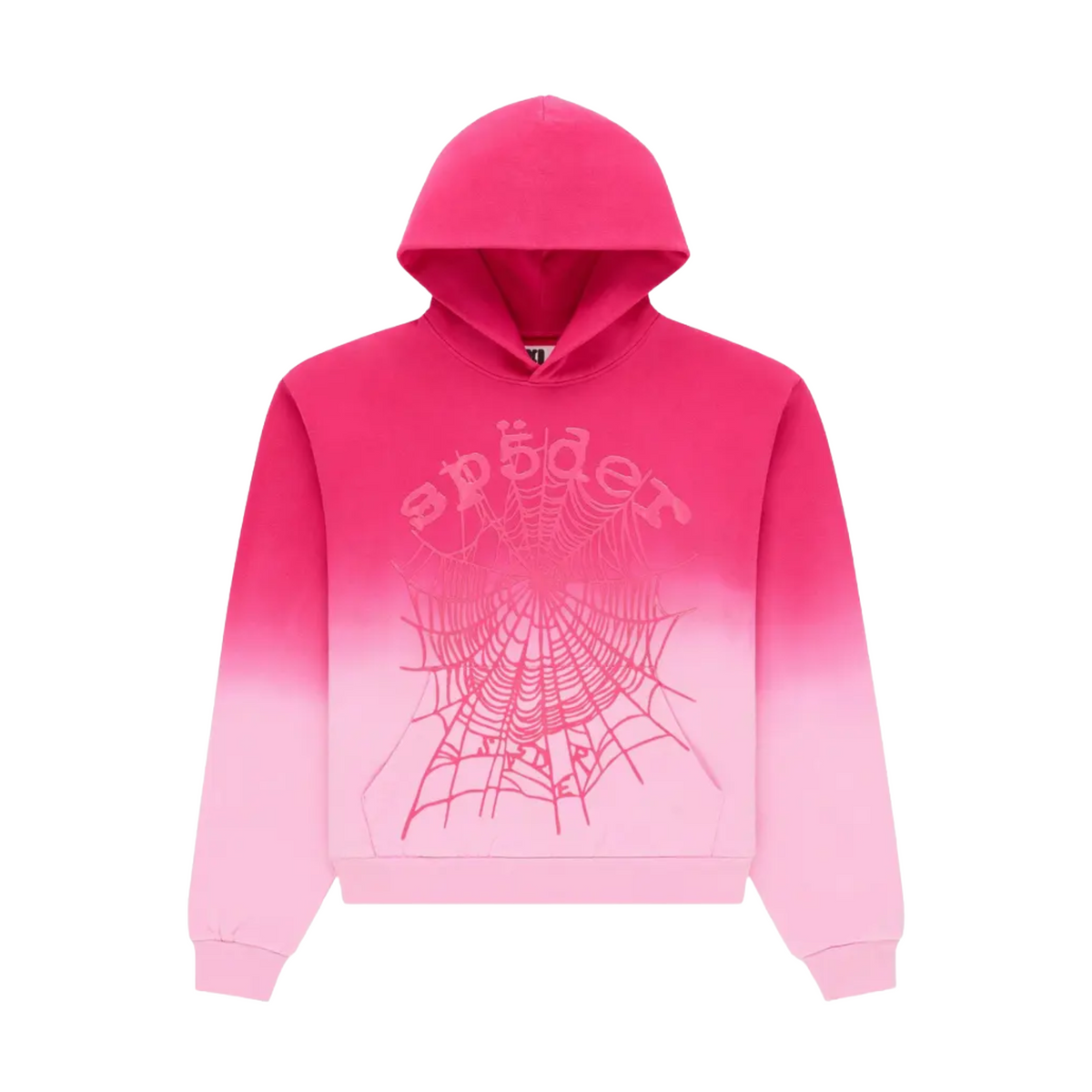 Sp5der OG Web Ombre Hoodie 'Pink 2026