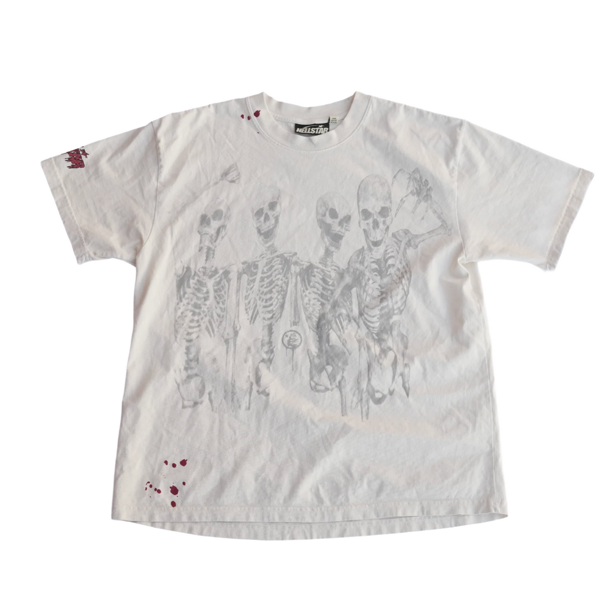 Hellstar Skin & Bones Tee White