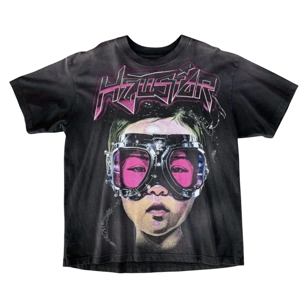 Hellstar Pink Goggles Tee Black GH2