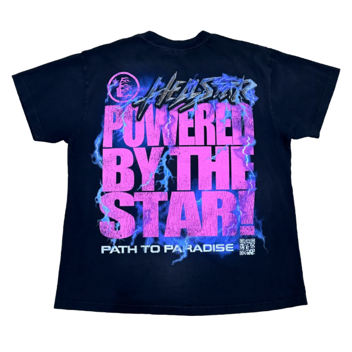 Hellstar Powered By The Star Tee Black GH2